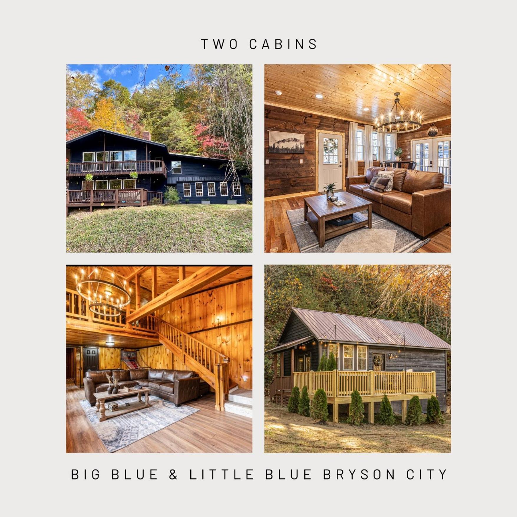 Big Blue Cabins Bryson City Exteriör bild